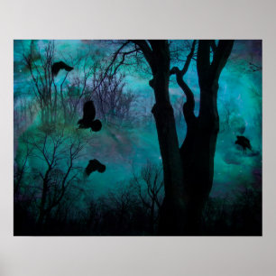 Dark Crow Fantasy Poster