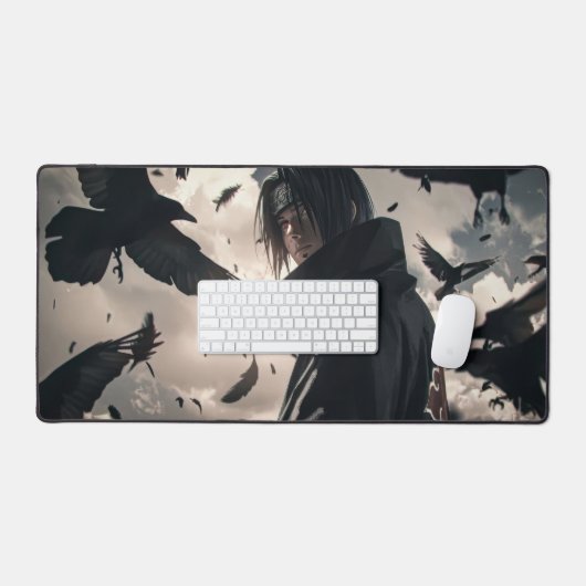 Dark Crow Shinobi - Mysterious Ninja Aura Bureaumat (Keyboard & Muis)