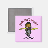 Dark CSI Girl Magneet (Voorkant / Achterkant)