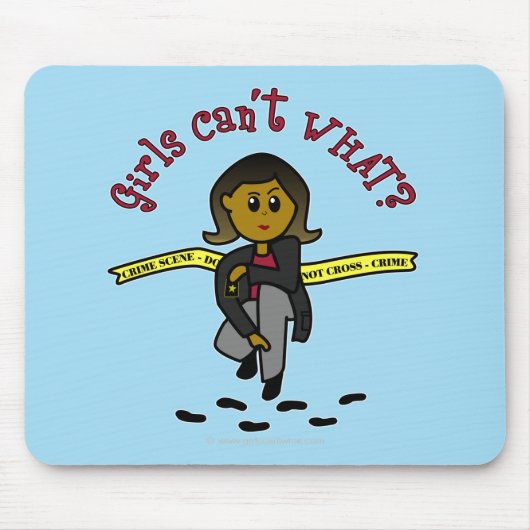 Dark CSI Girl Muismat (Voorkant)