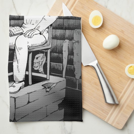 Dark Cube Magic Theedoek (Quarter Fold)