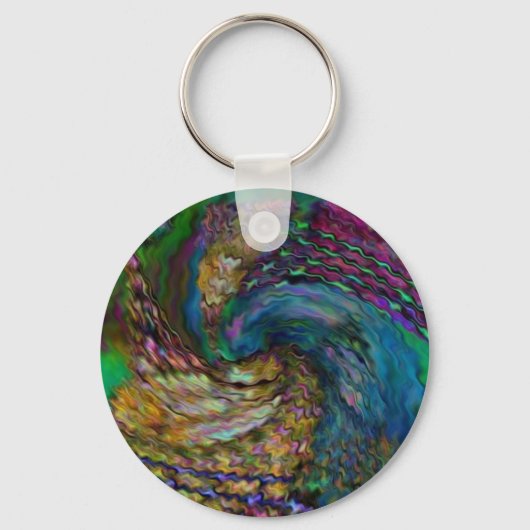 Dark Curly Colors Sleutelhanger (Voorkant)
