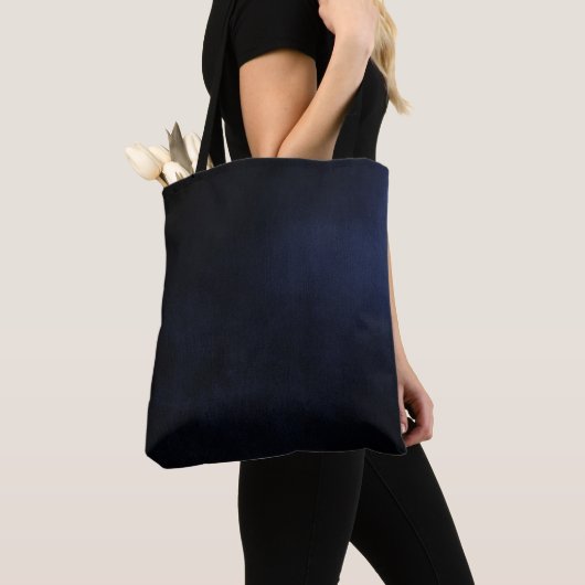 Dark Customizable Background - Blue Tote Bag (Dichtbij)