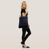Dark Customizable Background - Blue Tote Bag (Op model)