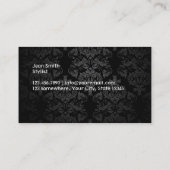  Dark Damask Hair Salon Loyalty Punch Kaart (Achterkant)