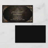  Dark Damask Music Composer Visitekaartje (Voorkant / Achterkant)