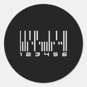 Dark De Android Barcode Sticker (Voorkant)
