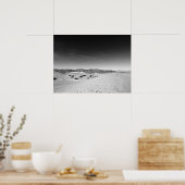 Dark Death Valley Sand Dunes Poster (Keuken)