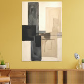 Dark Dialogue Canvas Afdruk (Insitu (Woonkamer))