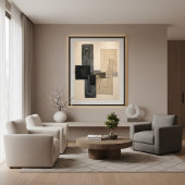 Dark Dialogue Canvas Afdruk