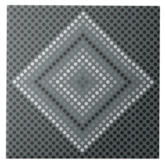 Dark Diamond Ceramic Tile Tegeltje (Voorkant)