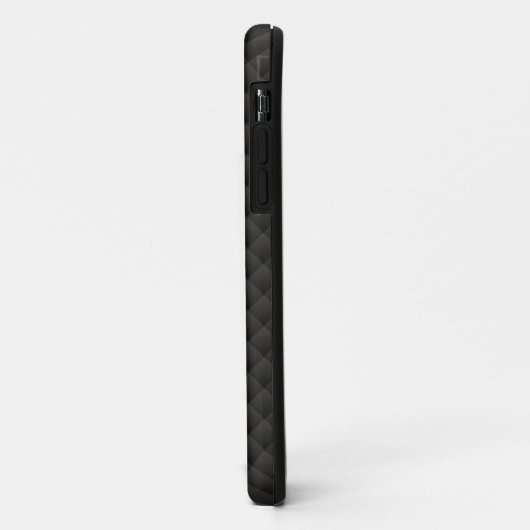 Dark Diamond Pattern Monogram iPhone 5 Hoesje (Achterkant/links)