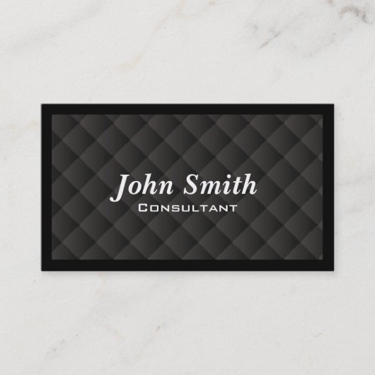 Dark Diamond Quilt Consultant Visitekaartje (Voorkant)