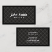Dark Diamond Quilt Driver Visitekaartje (Voorkant / Achterkant)