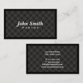 Dark Diamond Quilt Pastor Visitekaartje (Voorkant / Achterkant)