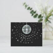 Dark Disco Ball Briefkaart (Staand voorkant)