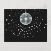 Dark Disco Ball Briefkaart (Voorkant)
