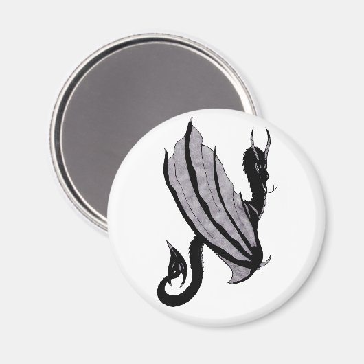 Dark Dragon Magneet (Voorkant / Achterkant)