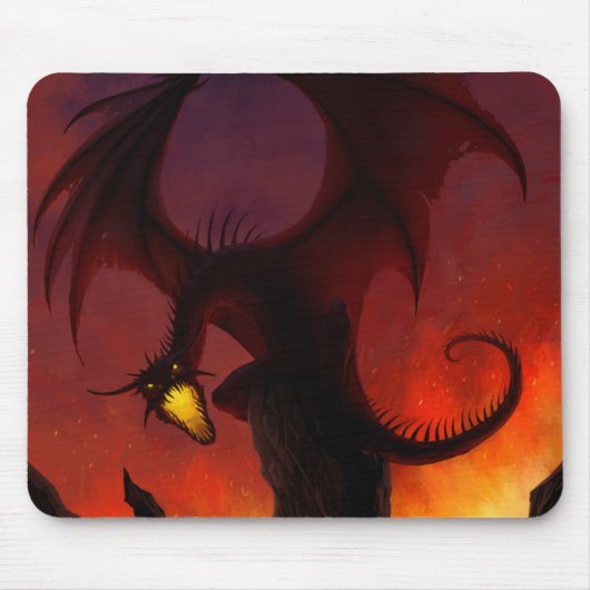 Dark Dragon Mousepad Muismat (Voorkant)
