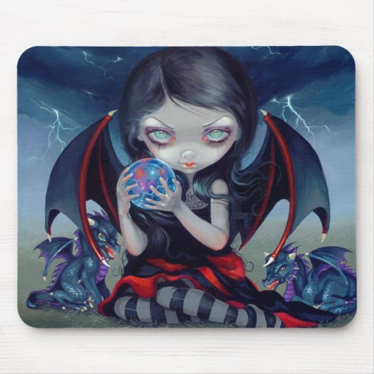 "Dark Dragonling" Mousepad Muismat (Voorkant)