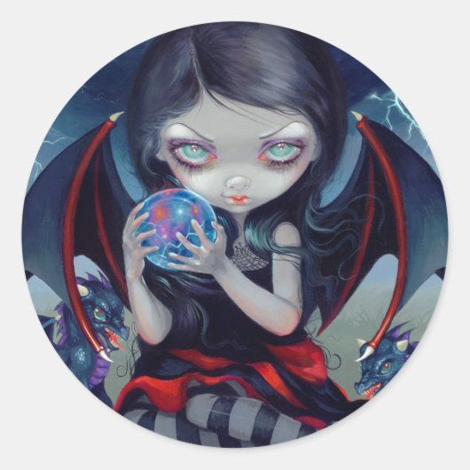 "Dark Dragonling" Sticker (Voorkant)