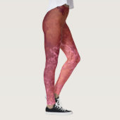 Dark Dream effect verf spatten wolken bruin Leggings (Rechts)