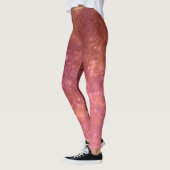 Dark Dream effect verf spatten wolken bruin Leggings (Links)