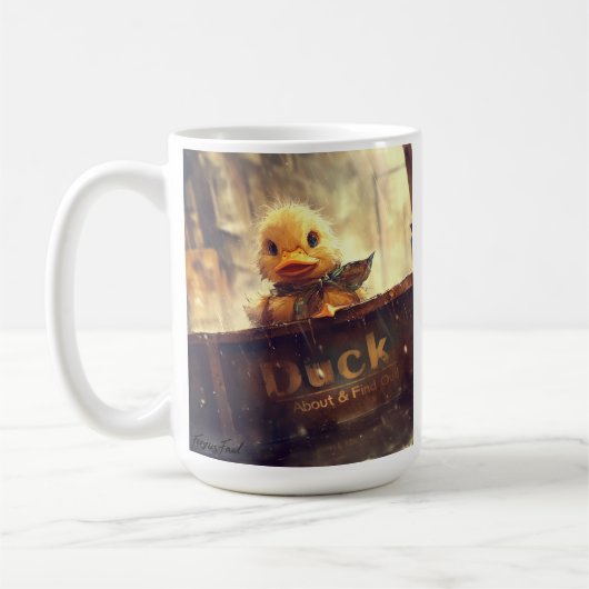 Dark Duck About & Ontdek de Mok van koffie (Links)