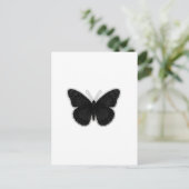 Dark Elegance Butterfly Briefkaart (Staand voorkant)