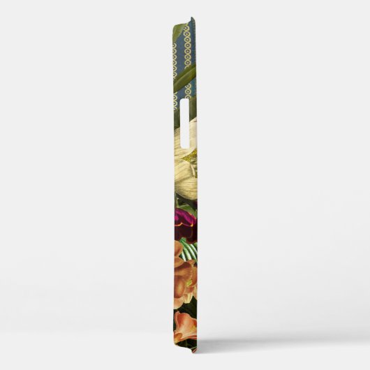 Dark Elegance Floral Case-Mate iPhone Case (Achterkant / Rechts)