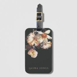 Dark Elegance Floral Ipad Cover Protector Bagagelabel