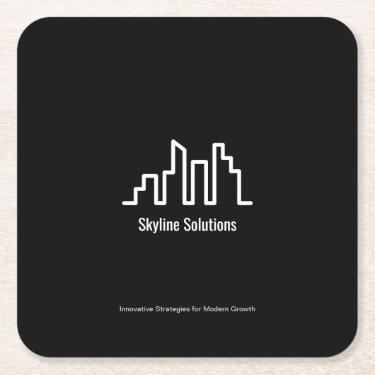 Dark Elegant Branded Onderzetters Set van 6 (Voorkant)