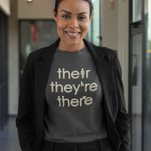 Dark Elementary Teaching Aid Woordenschat leraar T-shirt