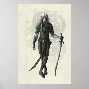 DARK ELF door Kerem Beyit Poster