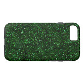 Dark Emerald Green Glitter Case-Mate iPhone Case (Achterkant (Horizontaal))