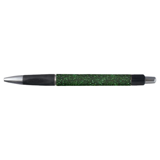 Dark Emerald Green Glitter Pen (Voorkant)
