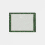 Dark Emerald Green Glitter Post-it® Notes (Voorkant)