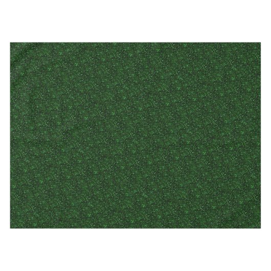 Dark Emerald Green Glitter Tafelkleed (Voorkant (Horizontaal))