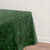 Dark Emerald Green Glitter Tafelkleed (Voorbeeld)