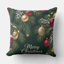 Dark Emerald Pattern Kussen