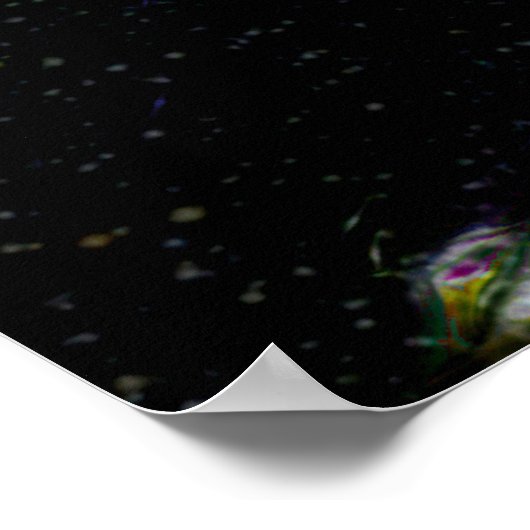 Dark Enchanted Fantasy Art Forest Pond Poster (Hoek)