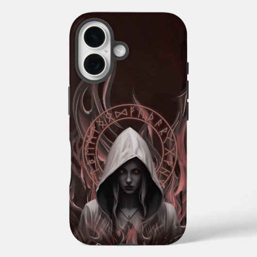 Dark Enchantress - Mystic Occult Hooded Witch Case-Mate iPhone Case (Achterkant)