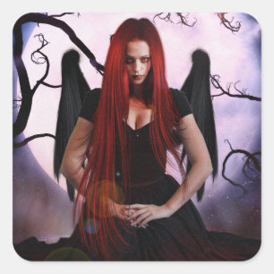 Dark Enchantress Vierkante Sticker