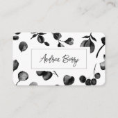 Dark Eucalyptus Substituut leraar Visitekaartje (Voorkant)