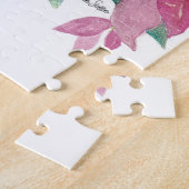 Dark Eyed Junco Bird Waterverf Art Jigzaag Puzzle Legpuzzel (Zijkant)