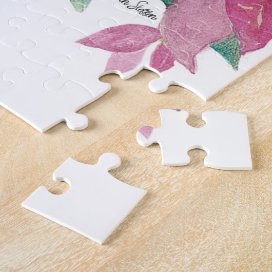 Dark Eyed Junco Bird Waterverf Art Jigzaag Puzzle Legpuzzel (Zijkant)