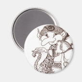 Dark Faerie Baba Magneet (Voorkant / Achterkant)