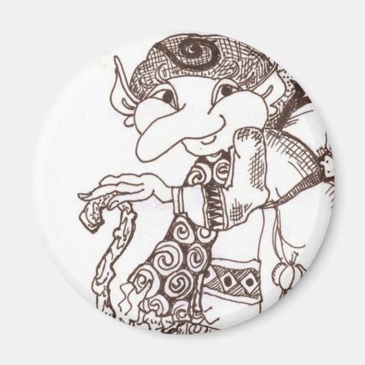 Dark Faerie Baba Magneet (Voorkant)