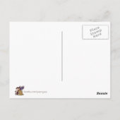 Dark Faerie Baba Ukraine Folk Art Briefkaart (Achterkant)