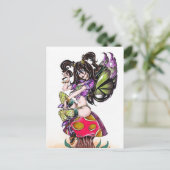 Dark Faerie Calista Briefkaart (Staand voorkant)